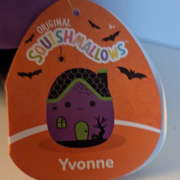 NWT 5" Yvonne Haunted House Squishmallows Halloween JOL Bats Spider Plush Toy - Picture 10 of 10